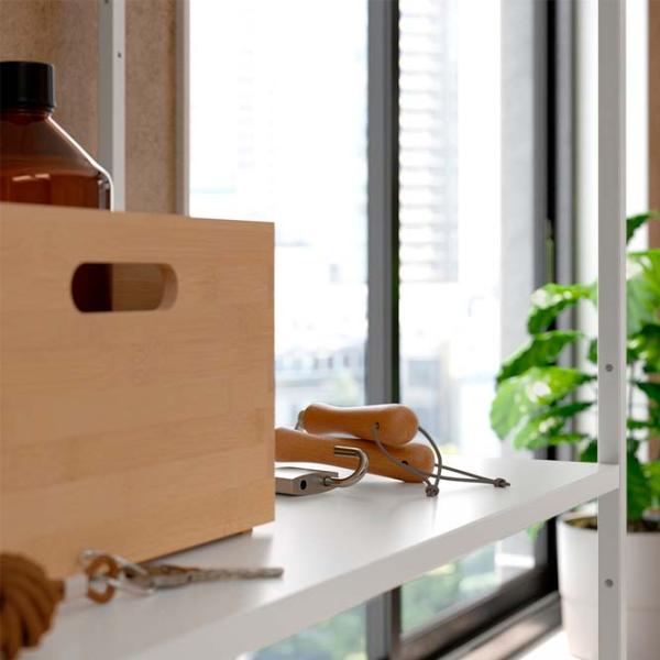 Стеллаж Ikea Jostein Белый / Cталь photo 2