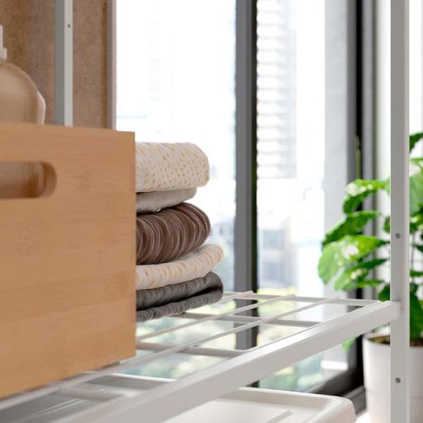 Стеллаж Ikea Jostein Белый / Cталь photo 4
