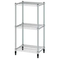 Стеллаж Ikea Omar  94 x 46 x 36см cm / Сталь / Серебро
