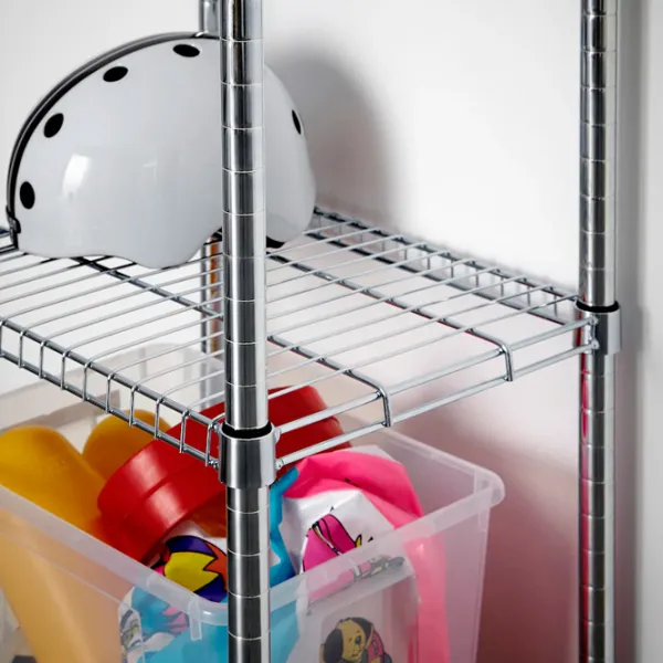 Стеллаж Ikea Omar  94 x 46 x 36см cm / Сталь / Серебро photo 2