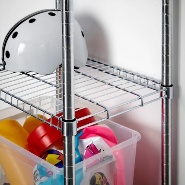 Стеллаж Ikea Omar  94 x 46 x 36см cm / Сталь / Серебро photo 2