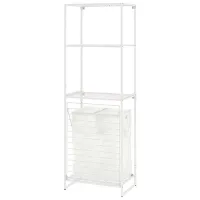 Etajeră Ikea Jostein White / Oțel