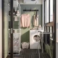 Etajeră Ikea Jostein White / Oțel photo 2