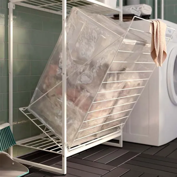 Etajeră Ikea Jostein White / Oțel photo 3 Etajeră Ikea Jostein White / Oțel photo 3