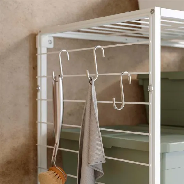 Стеллаж Ikea Jostein Белый / Cталь photo 2 Стеллаж Ikea Jostein Белый / Cталь photo 2