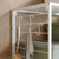 Etajeră Ikea Jostein White / Oțel photo 2