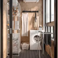 Etajeră Ikea Jostein White / Oțel photo 5