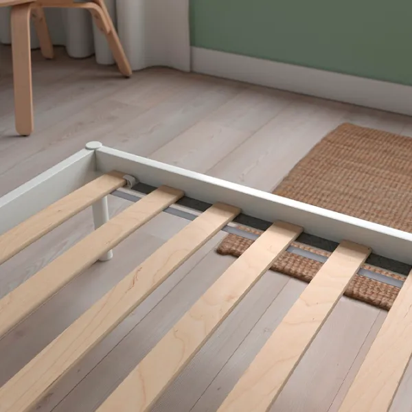 Кровать Ikea Vevelstad 90 x 200 см / Шпон / Белый photo 5