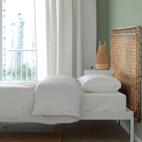 Кровать Ikea Vevelstad 90 x 200 см / Шпон / Белый photo 7