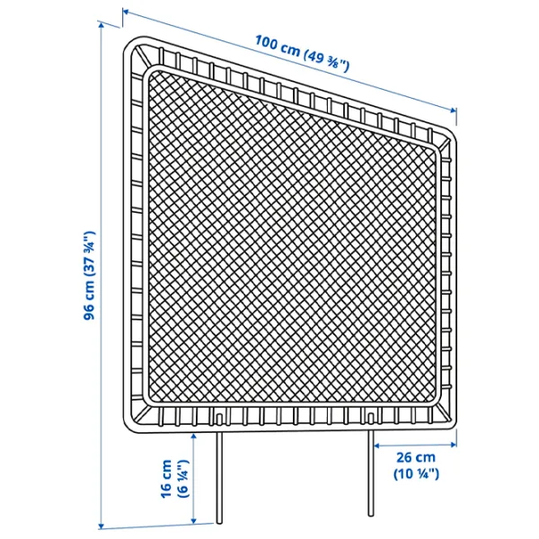 Кровать Ikea Vevelstad 90 x 200 см / Шпон / Белый photo 9