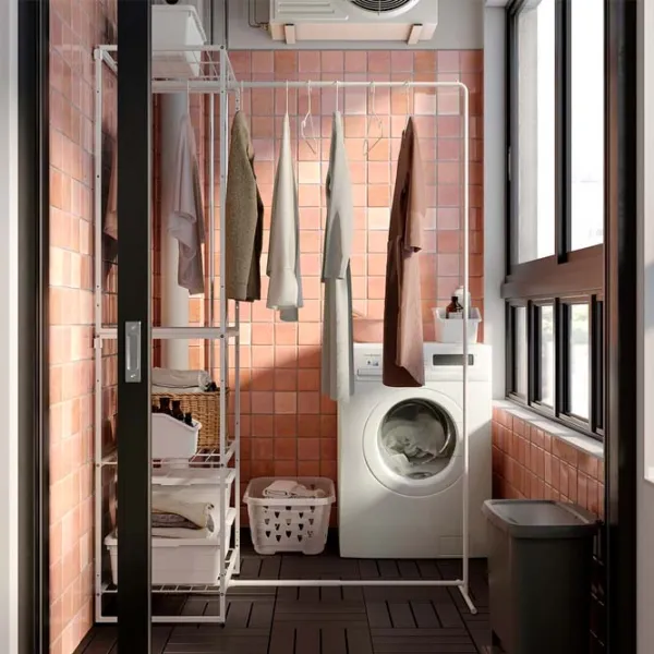 Etajeră Ikea Jostein White / Oțel photo 2