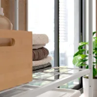 Etajeră Ikea Jostein White / Oțel photo 4