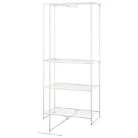 Etajeră Ikea Jostein White / Oțel