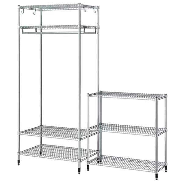 Стеллаж Ikea Omar  201 x 186 x 50см cm / Сталь / Серебро photo 1