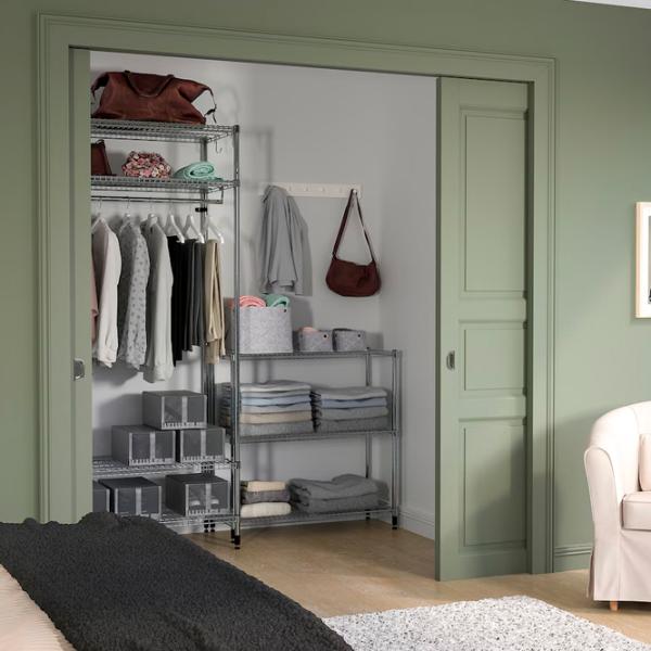 Стеллаж Ikea Omar  201 x 186 x 50см cm / Сталь / Серебро photo 2