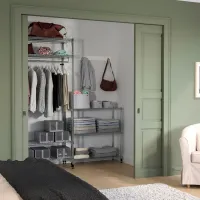 Стеллаж Ikea Omar 201 x 186 x 50см cm / Сталь / Серебро photo 2