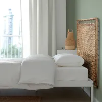 Кровать Ikea Vevelstad 2 140 x 200 см / Шпон / Белый photo 3
