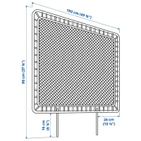 Кровать Ikea Vevelstad 2 140 x 200 см / Шпон / Белый photo 7