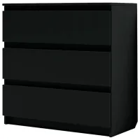 Comodă Fabrik Home Havana 3 79 x 80 x 38.5 / LPAL / Frasin Negru