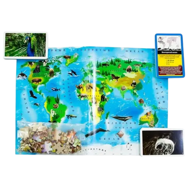 Joc de masă Danko Toys Animals of our planet 8+/ Dezvoltare photo 3