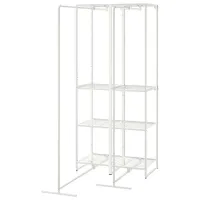 Etajeră Ikea Jostein White / Oțel