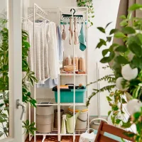 Стеллаж Ikea Jostein Белый / Cталь photo 3