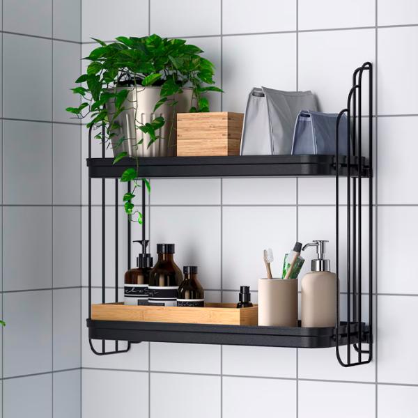 Стеллаж Ikea Apotekare Нержавеющая сталь / Черный photo 2