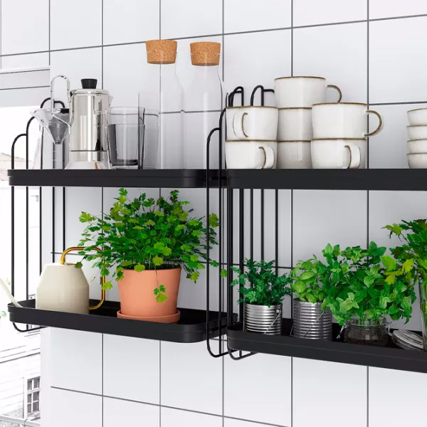 Стеллаж Ikea Apotekare Нержавеющая сталь / Черный photo 4