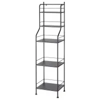 Стеллаж Ikea Frosjon  Нержавеющая сталь / Черный