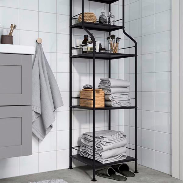 Etajeră Ikea Frosjon  Oțel inoxidabil / Black photo 2