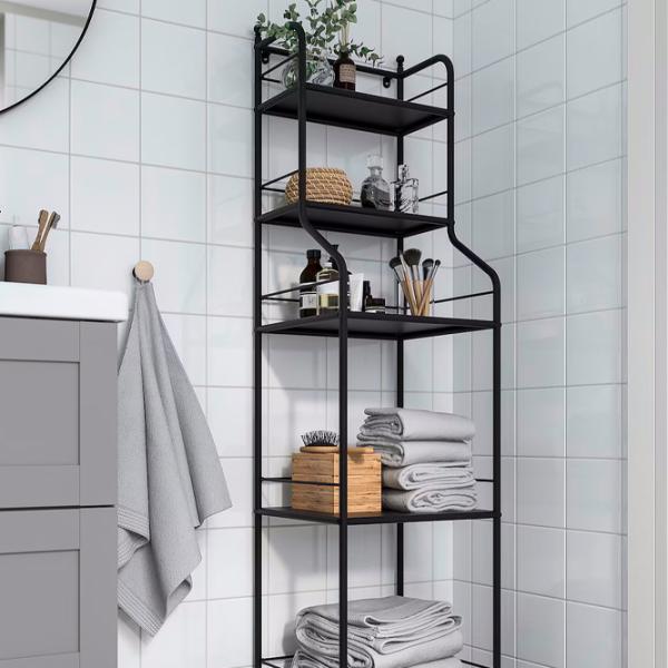 Etajeră Ikea Frosjon  Oțel inoxidabil / Black photo 8