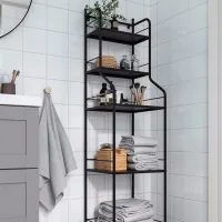 Стеллаж Ikea Frosjon Нержавеющая сталь / Черный photo 8