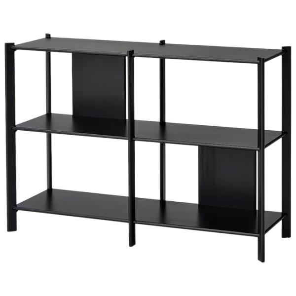 Стеллаж Ikea Jattesta 85 x 120 x 40см cm / Бамбук / Black photo 1
