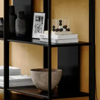 Стеллаж Ikea Jattesta 85 x 120 x 40см cm / Бамбук / Black photo 2