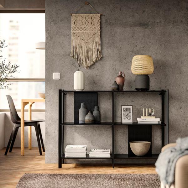 Стеллаж Ikea Jattesta 85 x 120 x 40см cm / Бамбук / Black photo 4