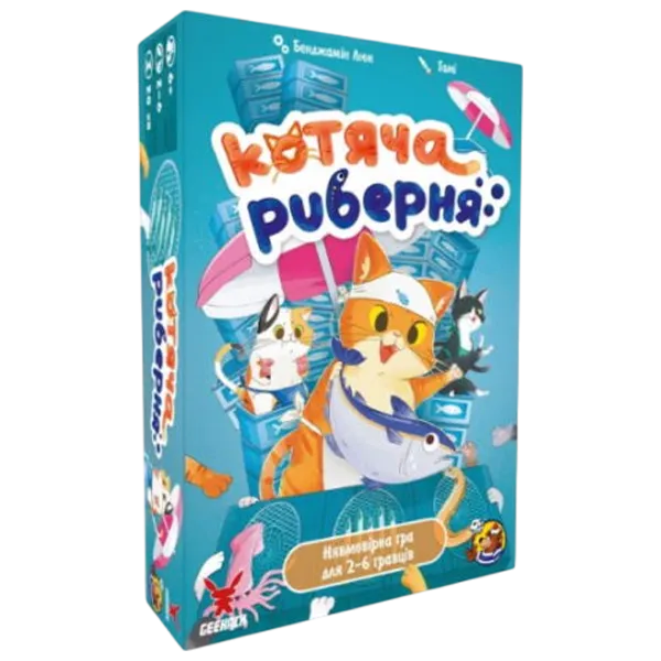 Настольная игра Geekach Games Fish & Katz 6+/ На скорость и реакцию photo 1