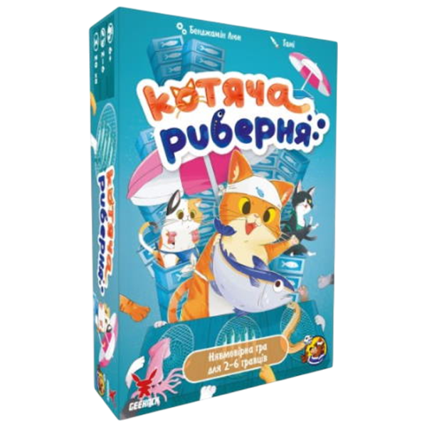 Настольная игра Geekach Games Fish & Katz 6+/ На скорость и реакцию photo 1