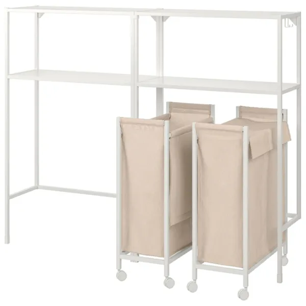 Стеллаж Ikea Enhet Нержавеющая сталь / Белый photo 1