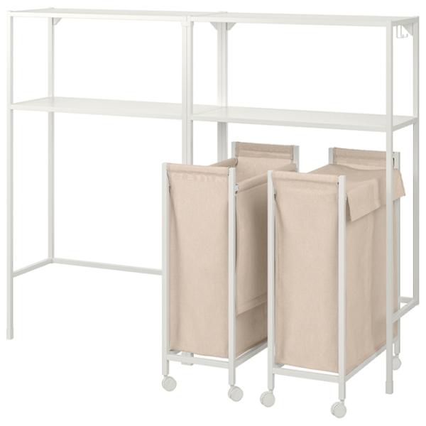 Стеллаж Ikea Enhet Нержавеющая сталь / Белый photo 1