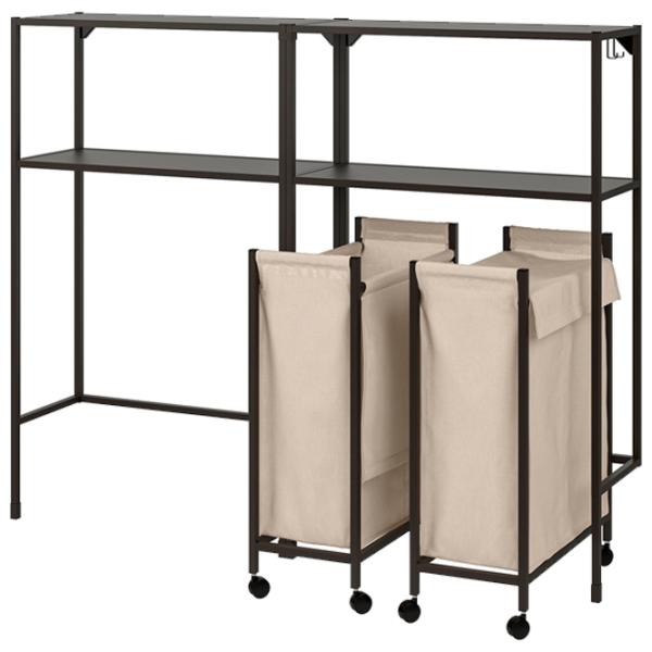 Стеллаж Ikea Enhet Нержавеющая сталь / Антрацит photo 1