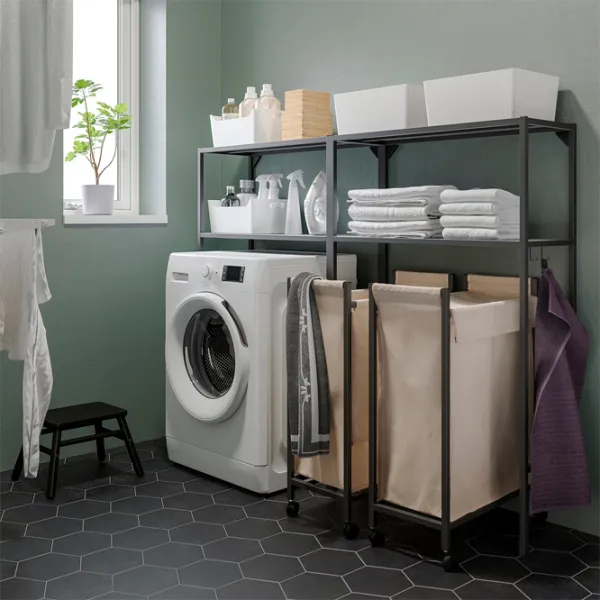 Стеллаж Ikea Enhet Нержавеющая сталь / Антрацит photo 2