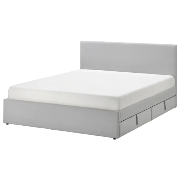 Кровать Ikea Gladstad 4 160 x 200 см / Шпон / Серый photo 1