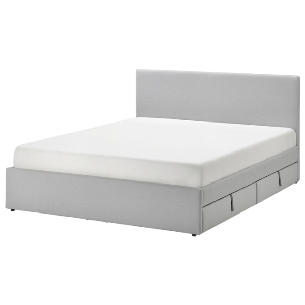 Кровать Ikea Gladstad 4 160 x 200 см / Шпон / Серый photo 1