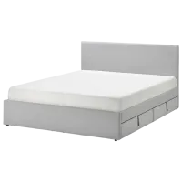 Кровать Ikea Gladstad 4 160 x 200 см / Шпон / Серый