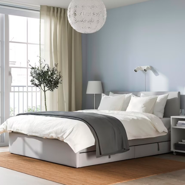 Кровать Ikea Gladstad 4 160 x 200 см / Шпон / Серый photo 2