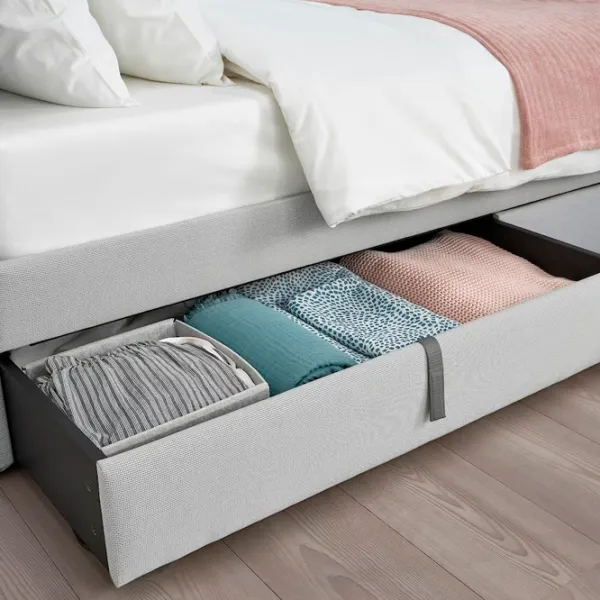 Кровать Ikea Gladstad 4 160 x 200 см / Шпон / Серый photo 5