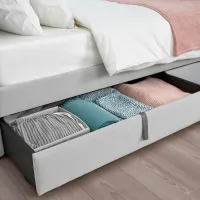Кровать Ikea Gladstad 4 160 x 200 см / Шпон / Серый photo 5