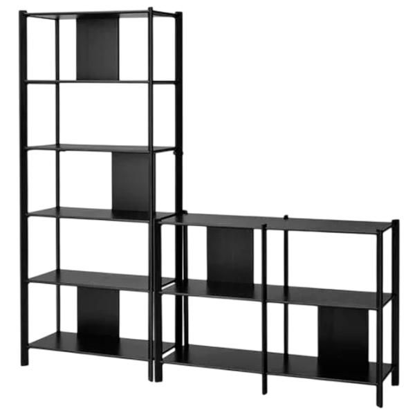 Стеллаж Ikea Jattesta 194 x 200 x 40см cm / Бамбук / Black photo 1 Стеллаж Ikea Jattesta 194 x 200 x 40см cm / Бамбук / Black photo 1