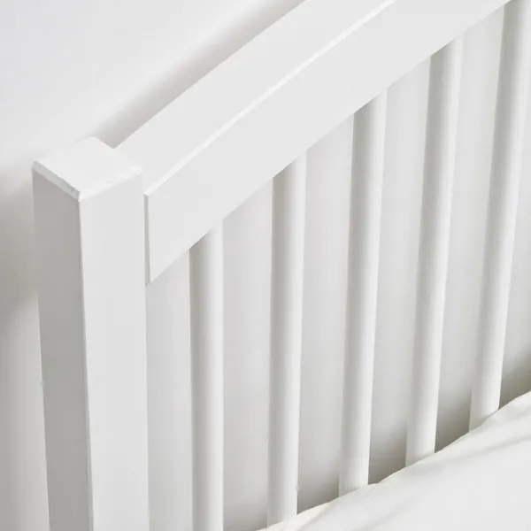 Кровать Ikea Tyssedal 140 x 200 см / Шпон / Белый photo 4