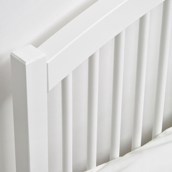 Кровать Ikea Tyssedal 140 x 200 см / Шпон / Белый photo 4